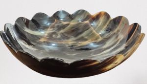 Flower Shaped Horn Bowl