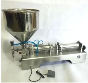 Semi Automatic Single Head Piston Beverage Filling Machine