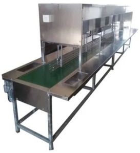 stainless steel inspection conveyor