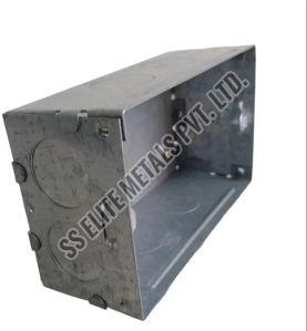 Rectangular 8 Way Mild Steel Electrical Junction Box