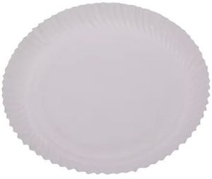 5 Inch White Round Paper Plate