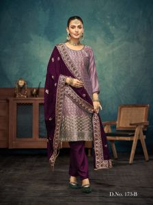 9star fashion-senorita embroidery work suit