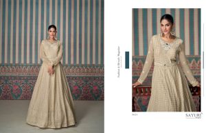 9star fashion-zarina heavy georgette gown