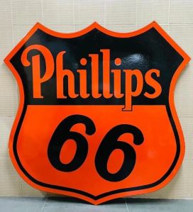 Phillips 66 Enamel Sign Board