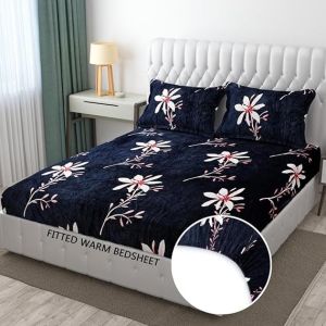 Printed Flannel Bedsheet