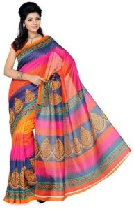 Multicolor Designer Silk Saree