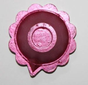 5 Inch Pink White Clay Diya