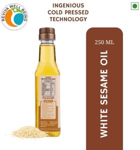 250ml Cold Pressed White Sesame Oil