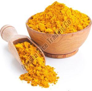 yellow turmeric powder