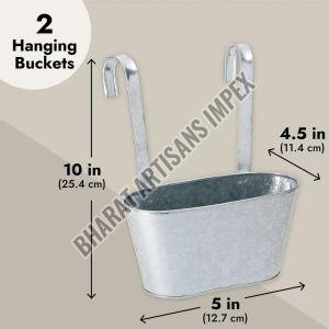 Galvanized Hanging Planter