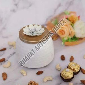 Metal Dry Fruit Jar