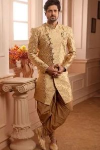 Mens Party Wear Silk Sherwani