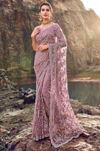 Party Wear Ladies Net Saree