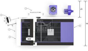 1 Kw Fiber Laser Cutting Machine