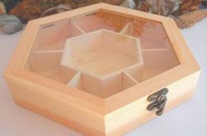 7 Compartment Wooden Dry Fruit Box