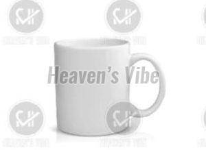 350 ml White Ceramic Coffee Mug