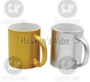 350ml Golden Silver Coffee Mugs