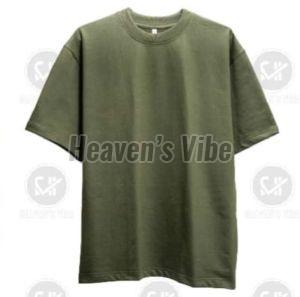 Men Oversized Terry Cotton T Shirt