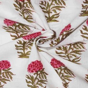 Hand Block Printed Cotton Fabric