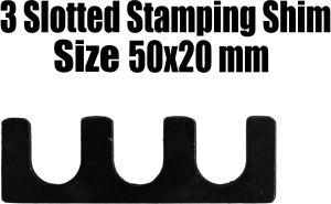 3 Slotted Stamping Shim