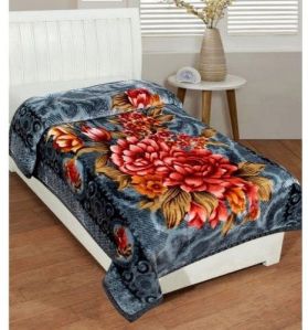 Multicolor Floral Single Bed Blanket