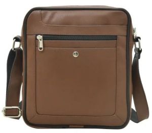 Brown Leather Sling Bag