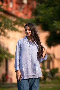 Ladies Casual Wear Cotton Shirt