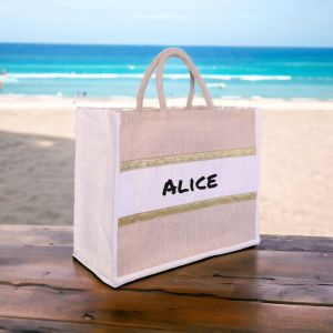 customized jute bag