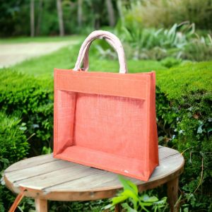 PVC Window Jute Bag