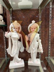 Decorative Marble Radha Krishna Statue