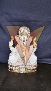 Polished Marble Ganesh Statue