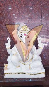 White Marble Ganesh Statue