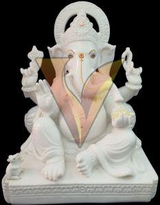 White Marble Ganesh Statue