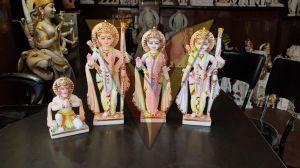 Multicolor Marble Ram Darbar Statue