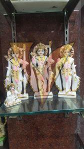Multicolor Marble Ram Darbar Statue