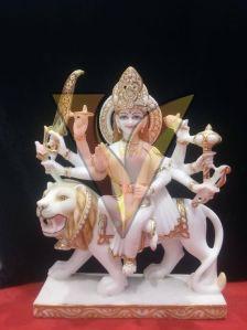 White Marble Durga Maa Statue