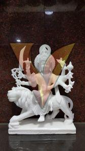 White Marble Durga Maa Statue