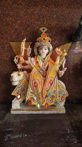 1 Feet Marble Maa Durga Statue