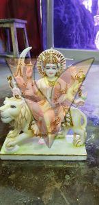 Decorative Durga Maa Marble Statue