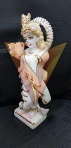 Decorative Marble Krishna Statue