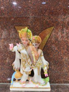 Decorative Marble Radha Krishna Statue