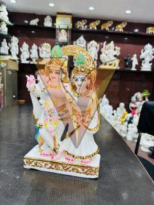 Decorative Marble Radha Krishna Statue