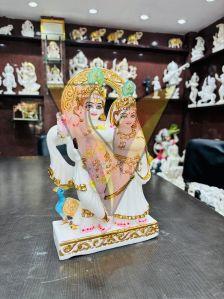 Decorative Marble Radha Krishna Statue