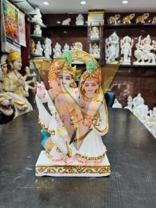 Decorative Marble Radha Krishna Statue