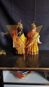 Polished Marble Radha Krishna Statue