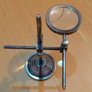 Brass Magnifying Glass Stand