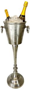 Stainless Steel Ice Bucket With Stand