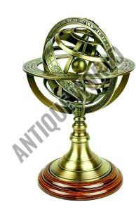 Brass Armillary Sphere Tabletop Globe