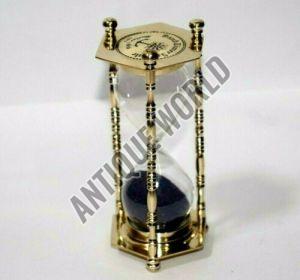 Brass Nautical Revolving Sand Timer