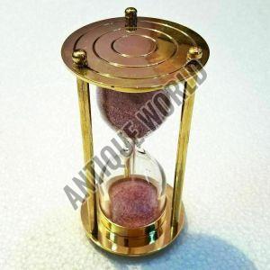 Decorative Collectible Vintage Brass Sand Timer